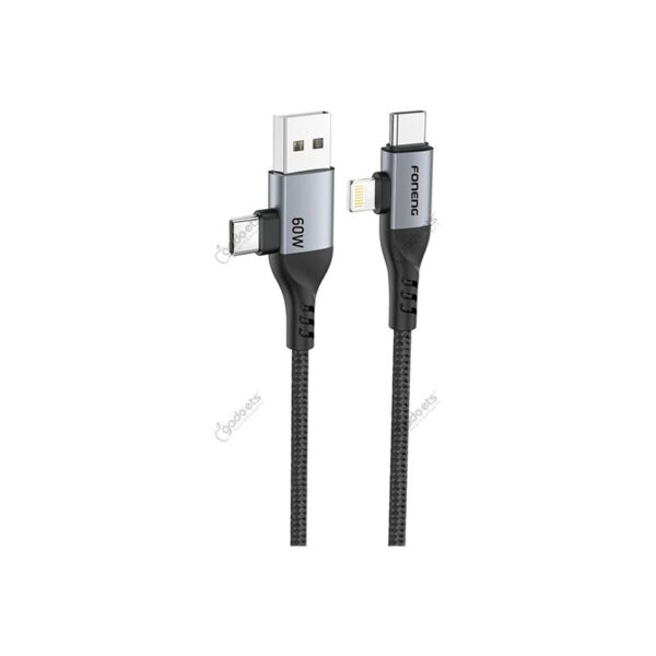 Foneng X92 60W 4 in 1 Braided Cable